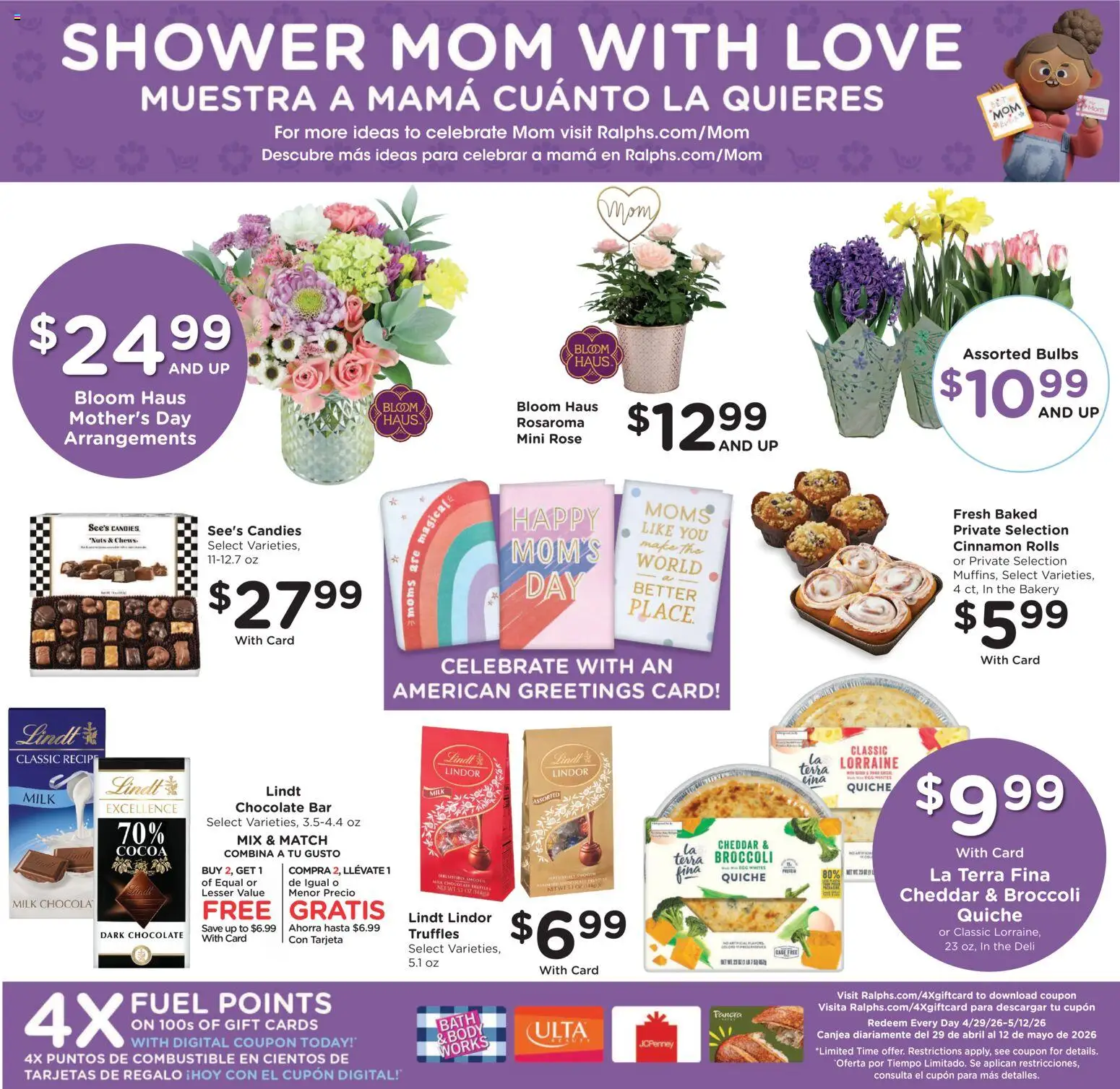 Ralphs Weekly Ad - valid from 29.04.2026 | Page: 7 | Products: Bakery, Bath, Shower, Chocolate