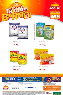 Assaí Atacadista Folheto - válido de 13.08.2025 | Página: 1 | Produtos: Ferro, Telefone, Frango, Peito de frango