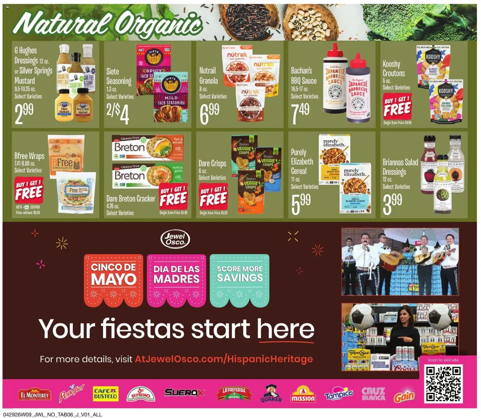 Jewel Osco Specialty & Local - valid from 29.04.2026 | Page: 6 | Products: Salad, Sauce, Sugar, Garlic