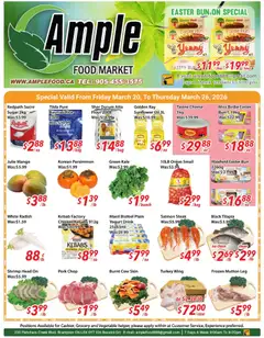 Preview of Ample Food Market  weekly flyer Brampton from shop Ample Food Market valid from 20.03.2026