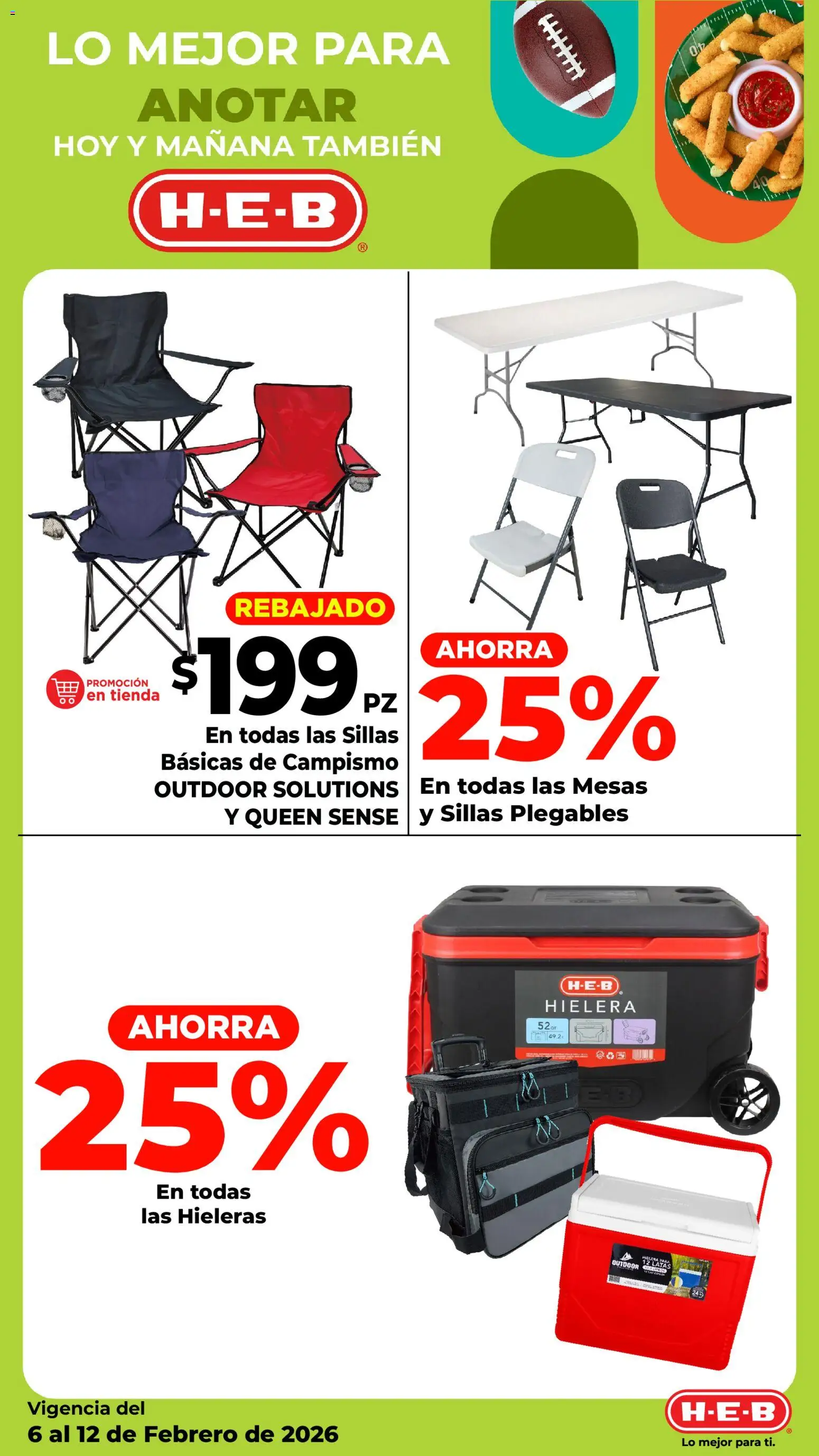 Nuevas ofertas de H-E-B válidas en toda la República Mexicana desde el 06.02.2026. ¡Encuentra las mejores ofertas en H-E-B folleto! | Página: 7