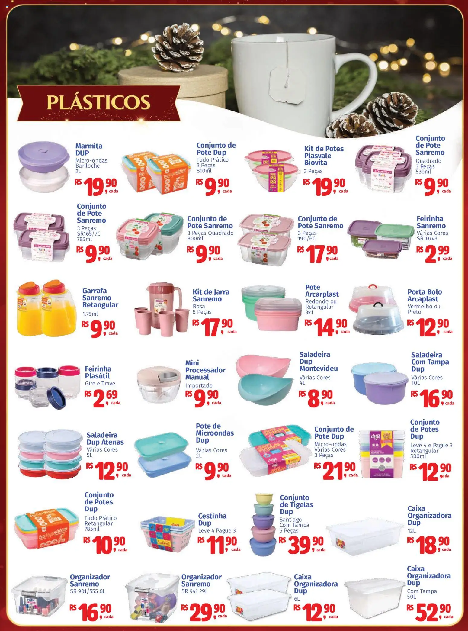 Mateus Folheto - válido de 05.12.2025 | Página: 4 | Produtos: Organizador, Porta, Processador, Bolo