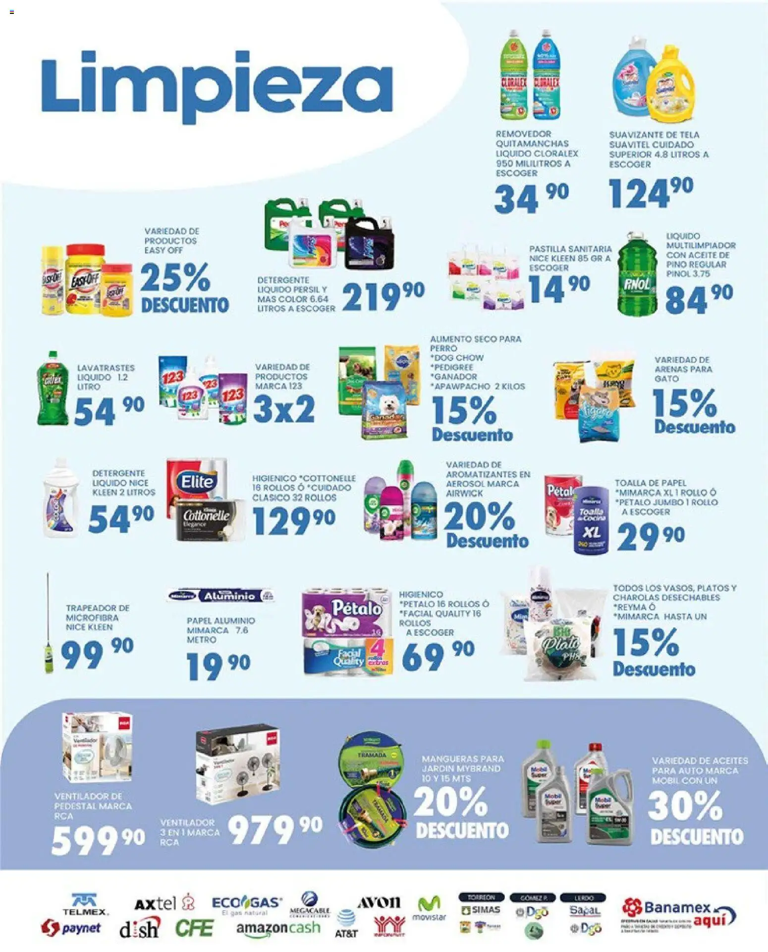 Nuevas ofertas de Alsuper válidas en toda la República Mexicana desde el 17.03.2026. ¡Encuentra las mejores ofertas en Alsuper folleto Torreon! | Página: 5 | Productos: Quitamanchas, Detergente, Toalla, Trapeador