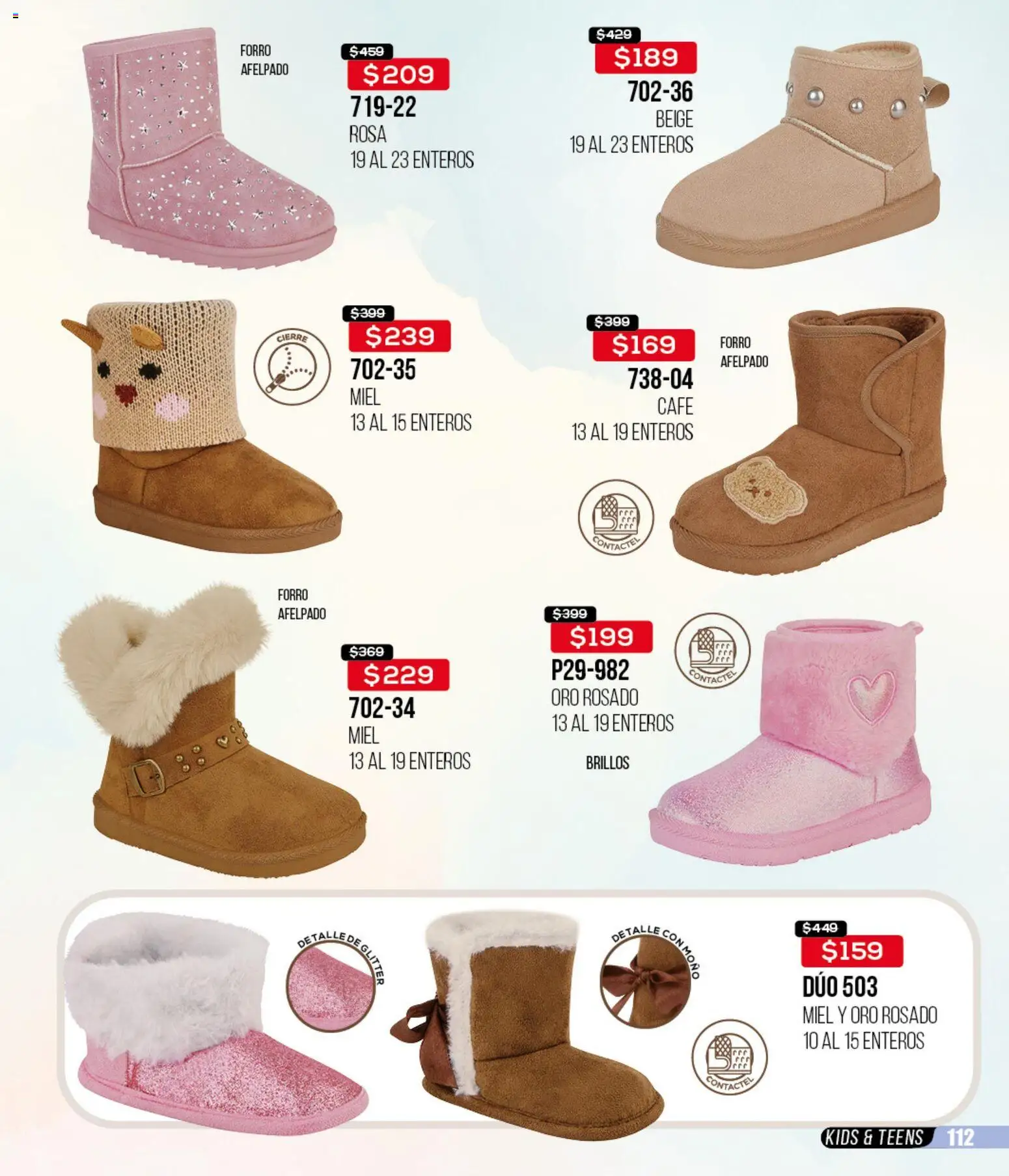 Nuevas ofertas de Cklass válidas en toda la República Mexicana desde el 18.03.2026. ¡Encuentra las mejores ofertas en Cklass catálogo Liquidación total calzado! | Página: 113 | Productos: Café, Moño