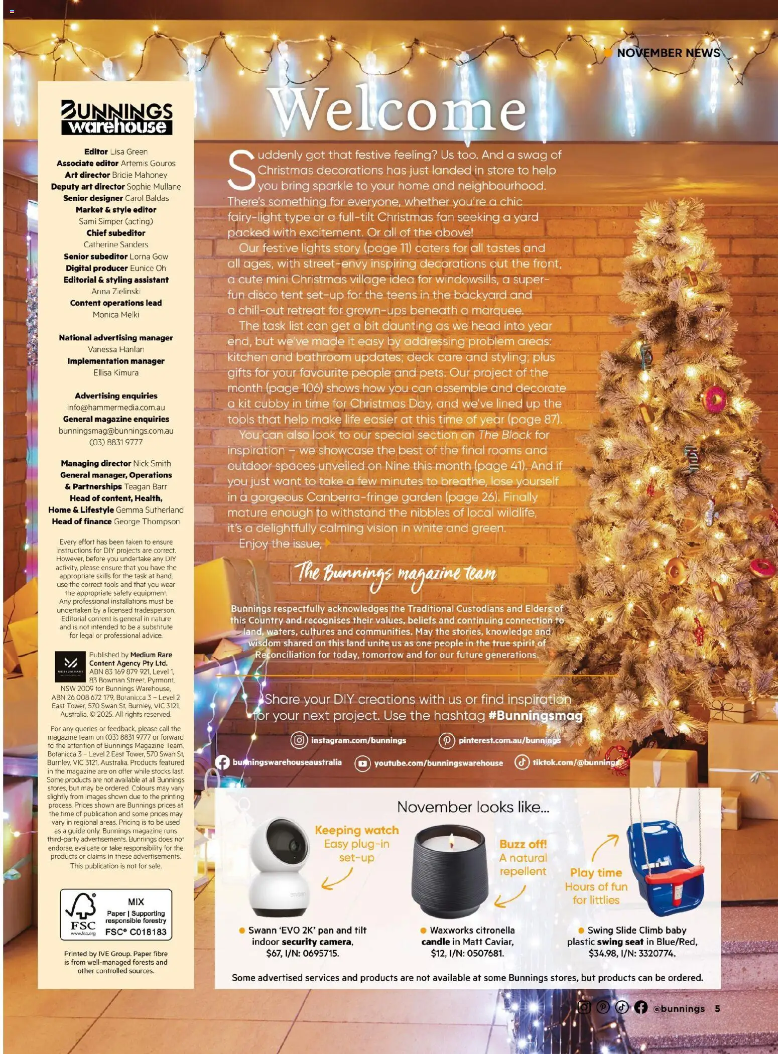 Bunnings Warehouse catalogue - valid from 01.11.2025 | Page: 5 | Products: Candle, Digital, Watch, Tools