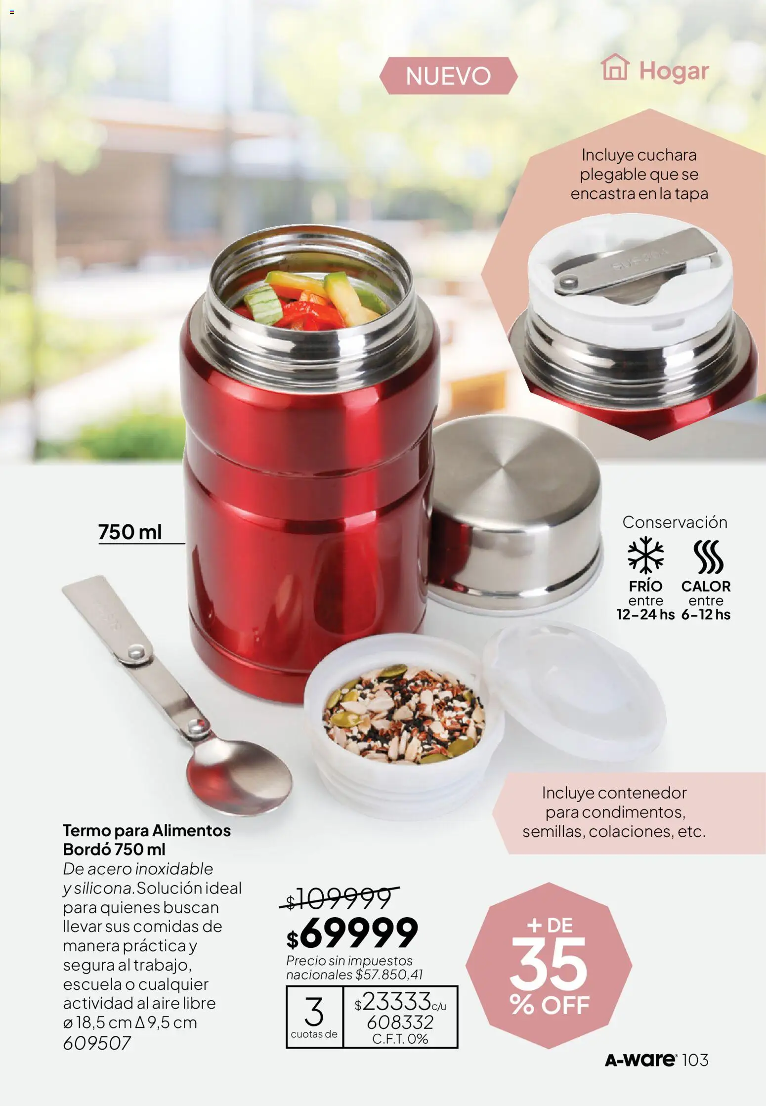 Tupperware Folleto │ válido desde el 09.12.2025 | Página: 104 | Productos: Cuchara, Termo