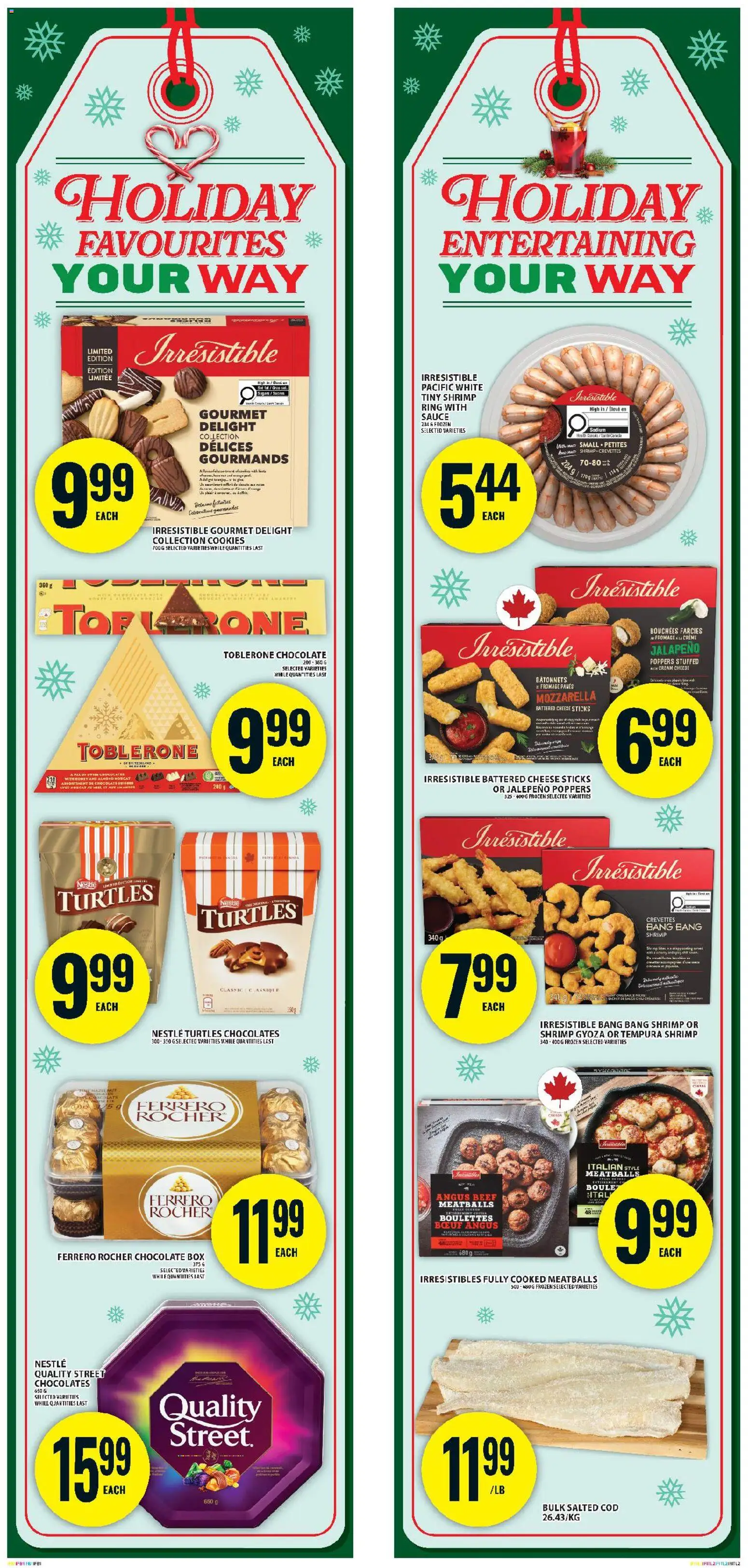 Food Basics flyer valid from 18.12.2025 | Page: 2 | Products: Beef, Cream, Cookies, Chocolate