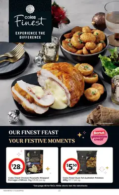 Preview of Coles  Catalogue  - valid from 17.12.2025 | Page: 22 | Products: Duck, Honey, Chicken, Potatoes