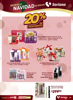 Vista previa de Soriana - Preciazazaso Híper: Camp, Chia, Oax, Q. Roo, Tab, Yuc, nuevo folleto de la tienda, válido en México a partir del 27.11.2025 | Página: 52 | Productos: Mango, Loción, Body, Fragancia