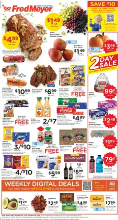 Preview of Fred Meyer weekly ads valid from 22.10.2025