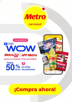 Vista previa de folleto Metro - Cyber Wow de la Metro válido desde 03.11.2025