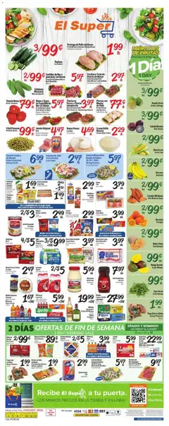 Preview of El Super weekly ads valid from 14.01.2026