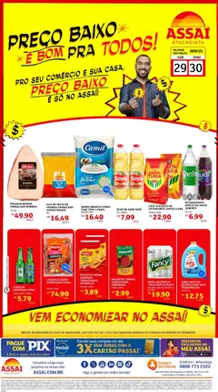 Encarte Assaí Atacadista - GO - Pré-Visualização do folheto da loja Assaí Atacadista, válido de 29.11.2025