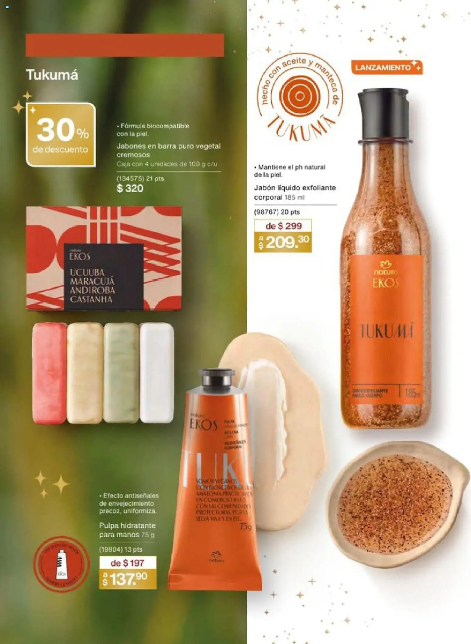 Nuevas ofertas de Natura válidas en toda la República Mexicana desde el 01.12.2025. ¡Encuentra las mejores ofertas en Natura campaña 18 2025! | Página: 113 | Productos: Jabón líquido, Exfoliante corporal, Barra, Caja