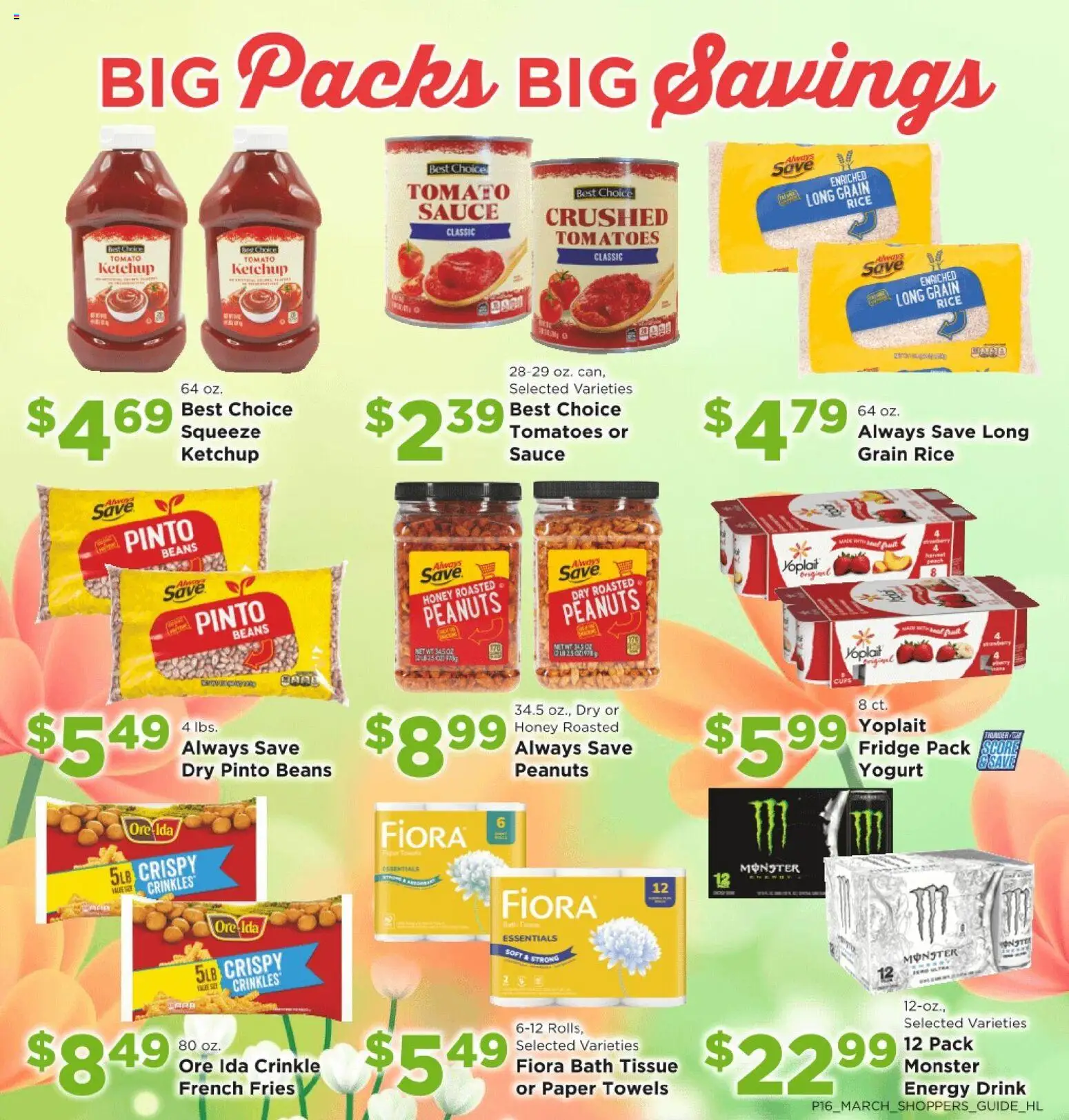 Homeland Bring Savings Home Shopper's Guide - valid from 01.03.2026 | Page: 16 | Products: Bath, Rice, Ketchup, Sauce