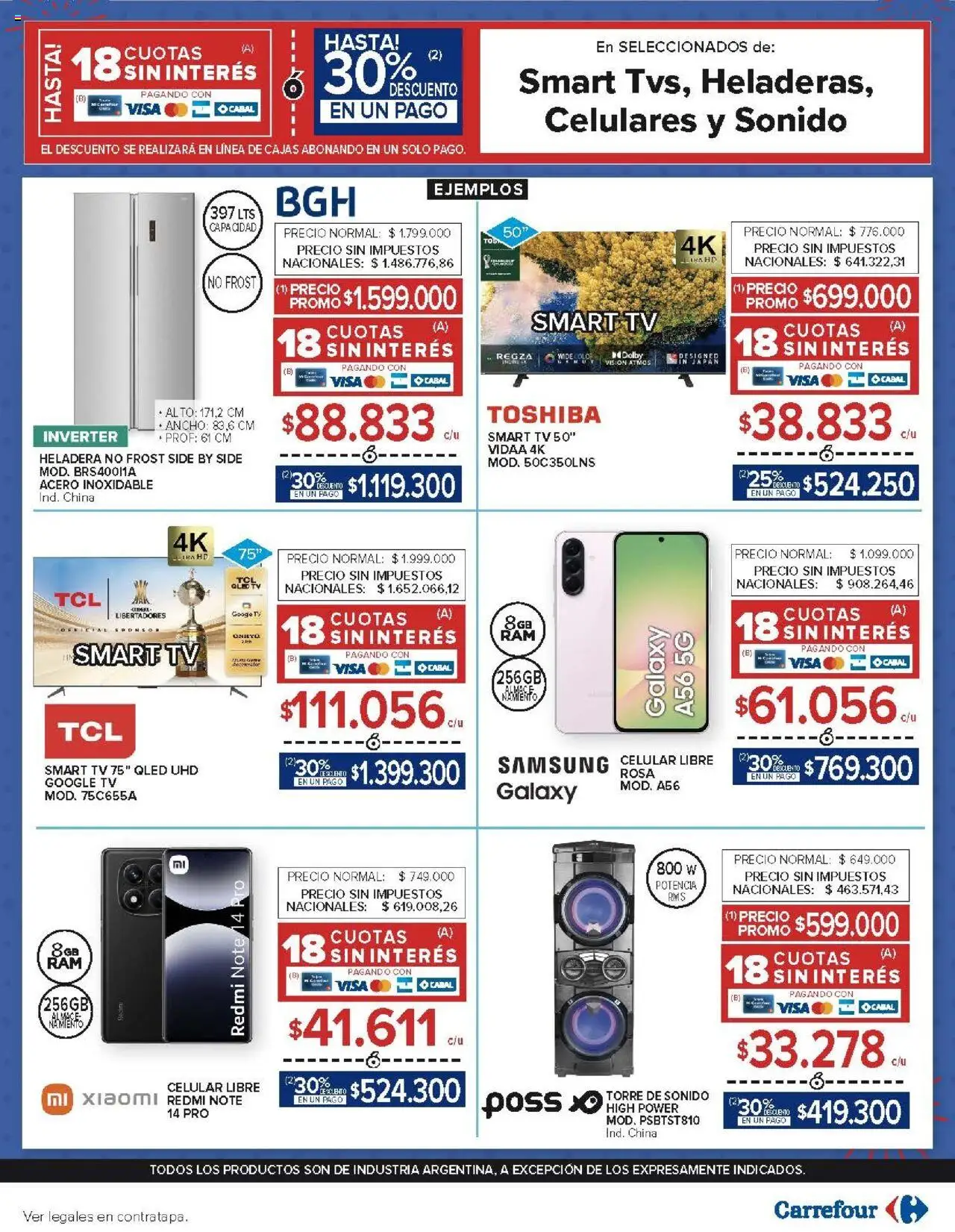 Carrefour ofertas │ válido desde el 07.10.2025 | Página: 26 | Productos: Heladera