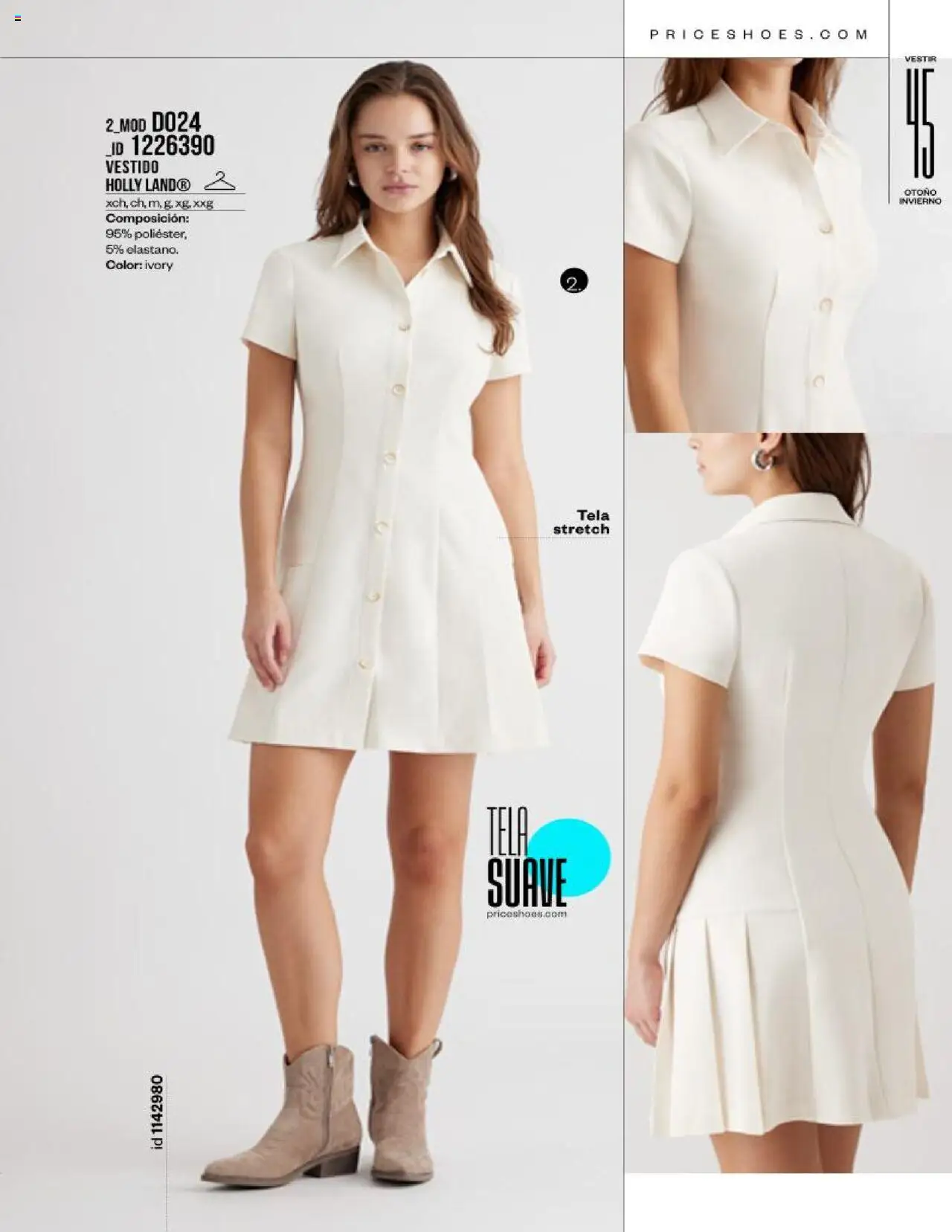Nuevas ofertas de Price Shoes válidas en toda la República Mexicana desde el 28.07.2025. ¡Encuentra las mejores ofertas en Price Shoes - Catálogo Vestir! | Página: 47 | Productos: Vestido