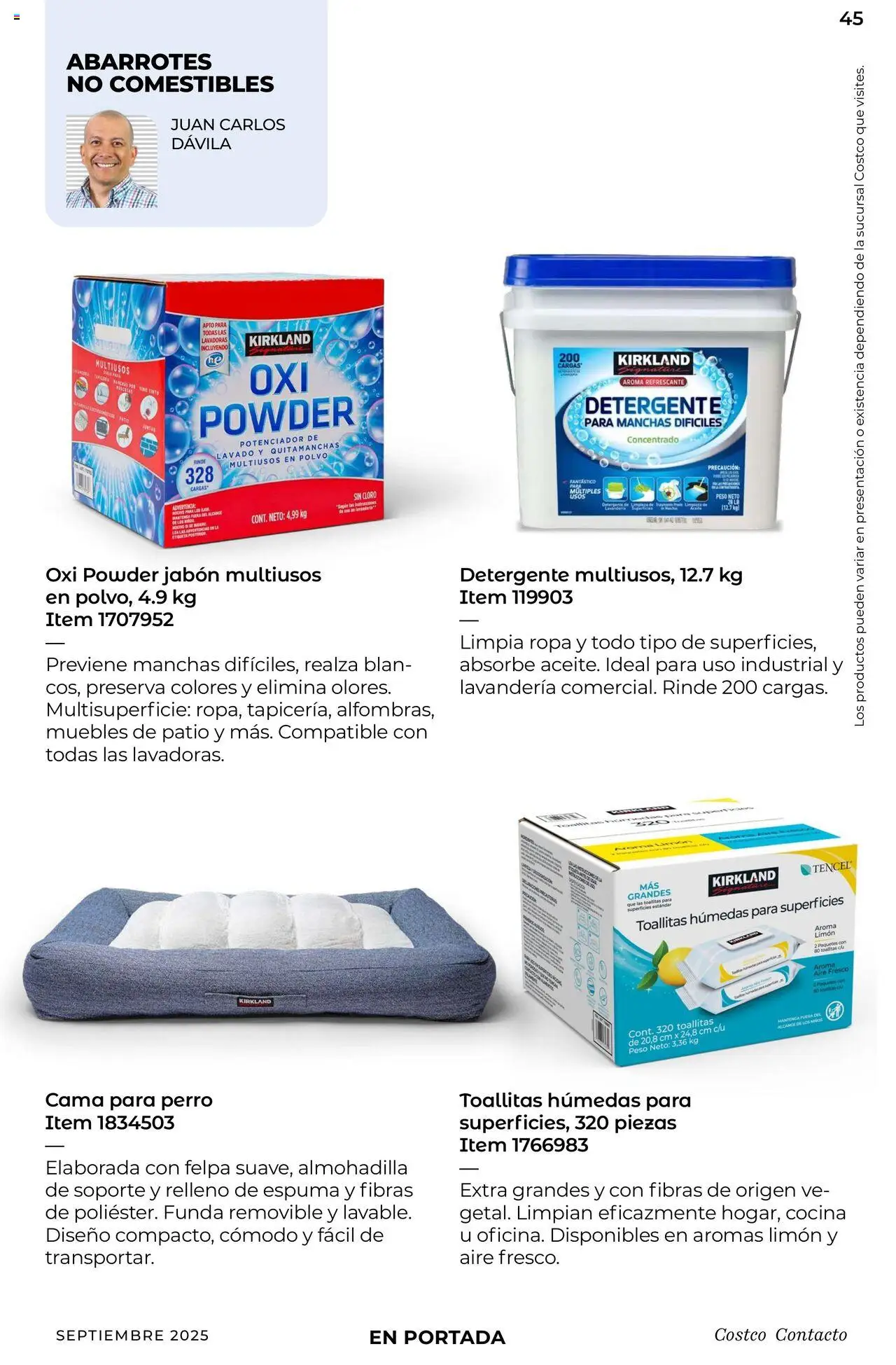 Nuevas ofertas de Costco válidas en toda la República Mexicana desde el 10.09.2025. ¡Encuentra las mejores ofertas en Costco - Catálogo Septiembre! | Página: 45 | Productos: Limón, Toallitas húmedas, Espuma, Cocina