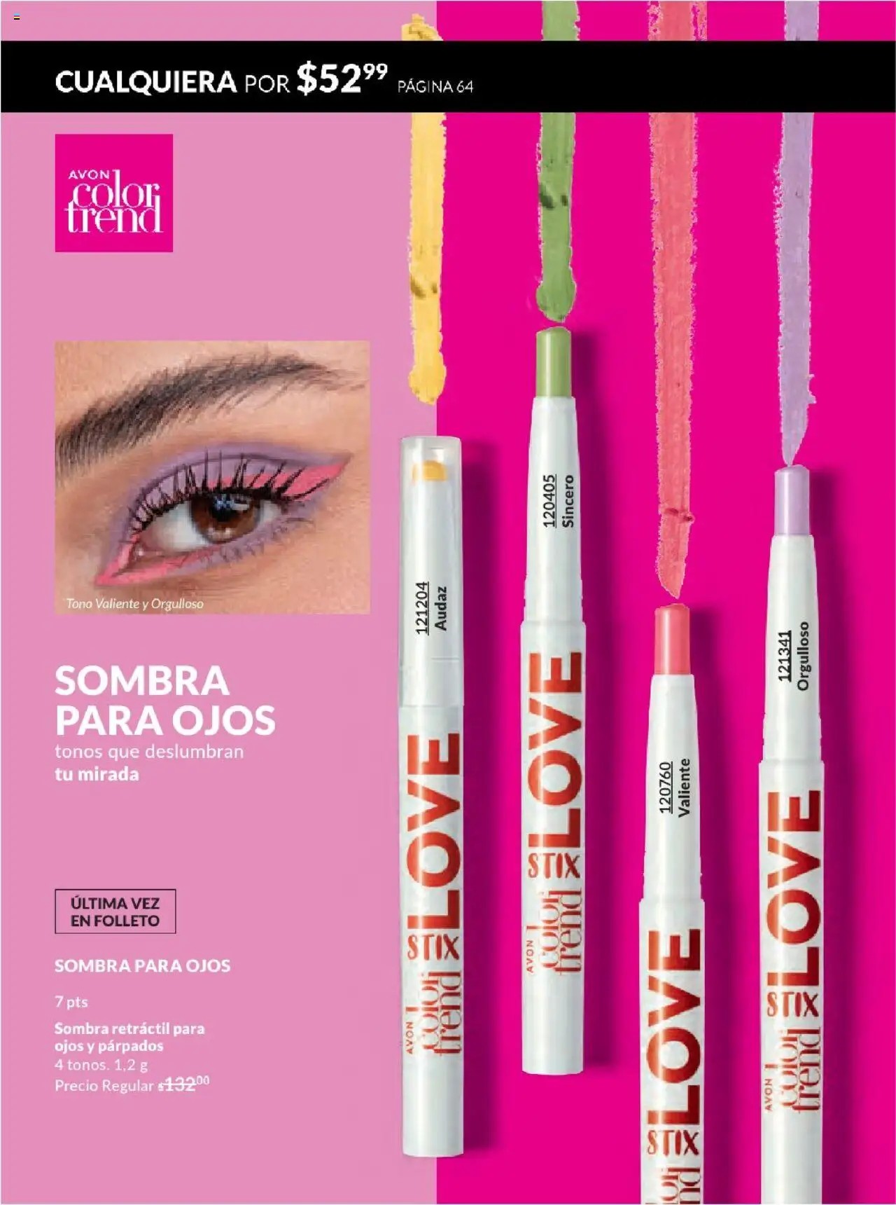 Nuevas ofertas de AVON válidas en toda la República Mexicana desde el 17.03.2025. ¡Encuentra las mejores ofertas en AVON campaña 7 2025! | Página: 66 | Productos: Sombra