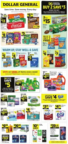 Preview of Dollar General weekly ads valid from 04.01.2026