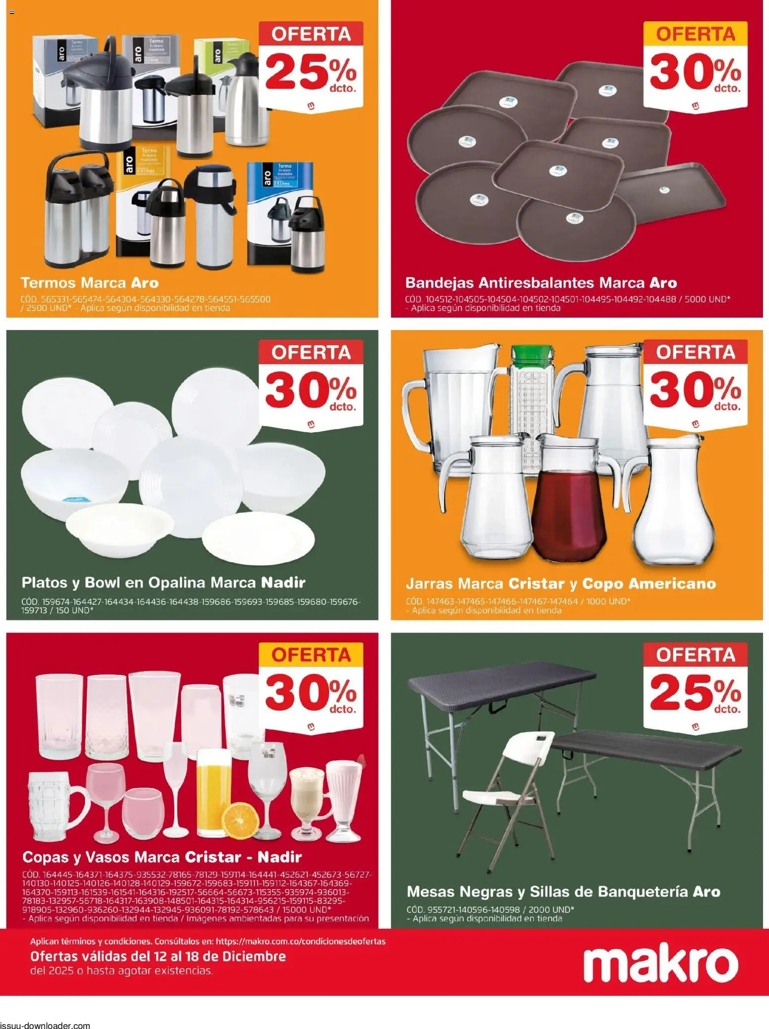 Makro revista - valida desde el 12.12.2025 | Página: 3 | Productos: Vasos, Termo