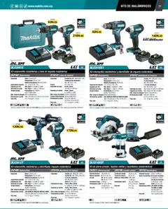 Vista previa de Makita - Catálogo, nuevo folleto de la tienda, válido en México a partir del 04.09.2025 | Página: 21