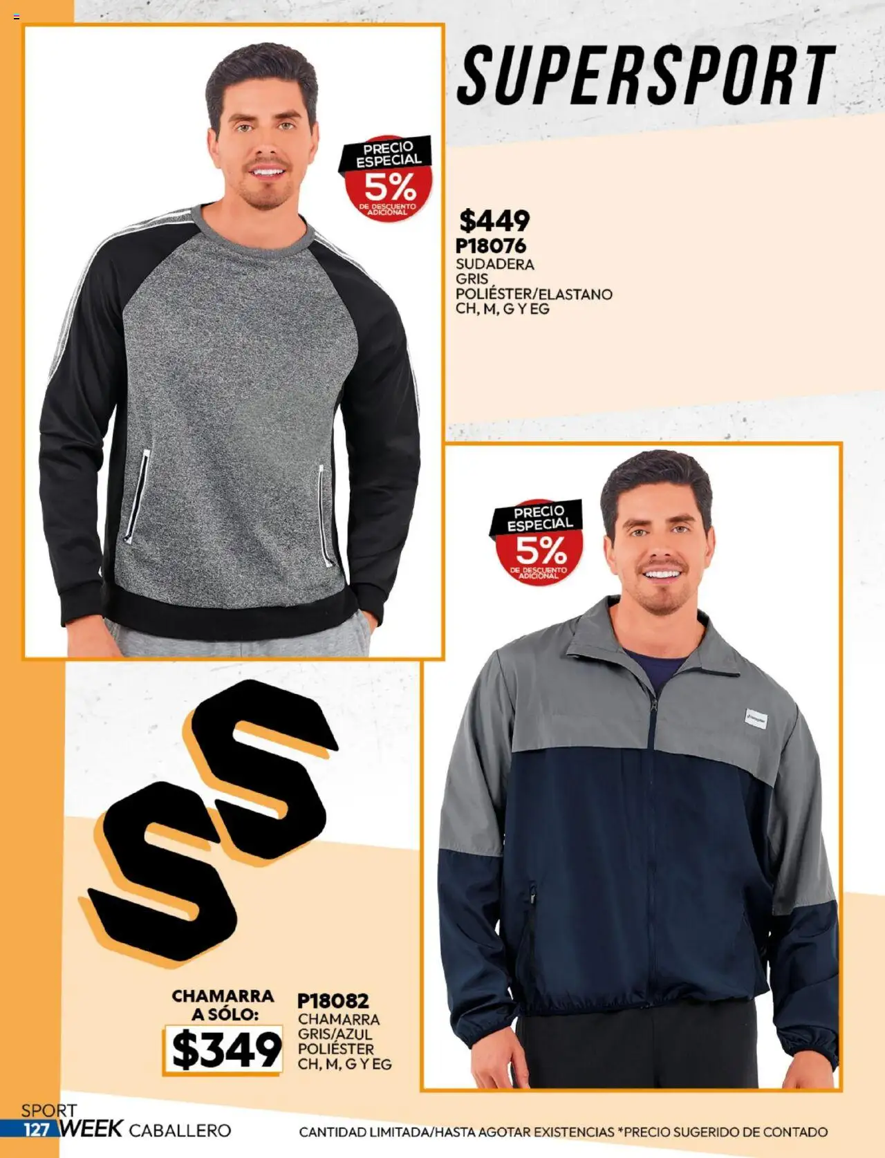 Nuevas ofertas de Cklass válidas en toda la República Mexicana desde el 25.08.2025. ¡Encuentra las mejores ofertas en Cklass - Catálogo Sportweek! | Página: 128 | Productos: Chamarra, Sudadera