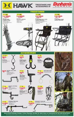 Preview of Dunham's Sports weekly ads valid from 18.10.2025 | Page: 9 | Products: Hook, Swivel, Bow, Weight