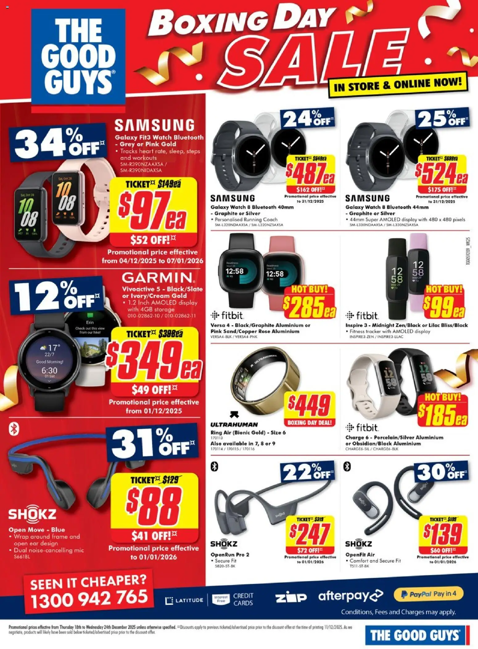 The Good Guys catalogue - valid from 17.12.2025 | Page: 13 | Products: Watch