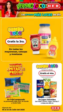 Nuevas ofertas de H-E-B válidas en toda la República Mexicana desde el 18.07.2025. ¡Encuentra las mejores ofertas en H-E-B folleto! | Página: 6
