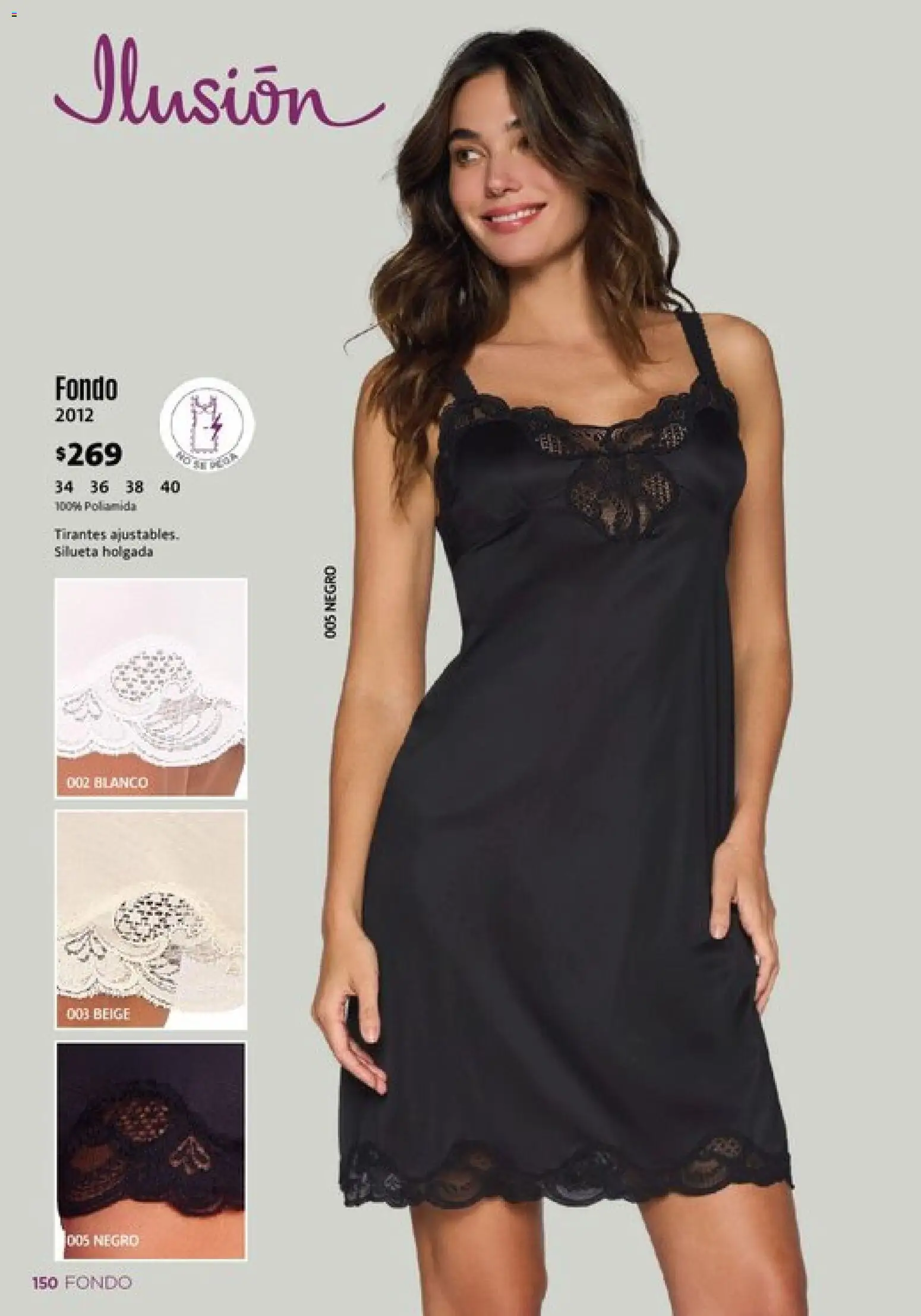 Nuevas ofertas de Ilusión válidas en toda la República Mexicana desde el 01.03.2026. ¡Encuentra las mejores ofertas en Ilusión catálogo Primavera! | Página: 152 | Productos: Tirantes