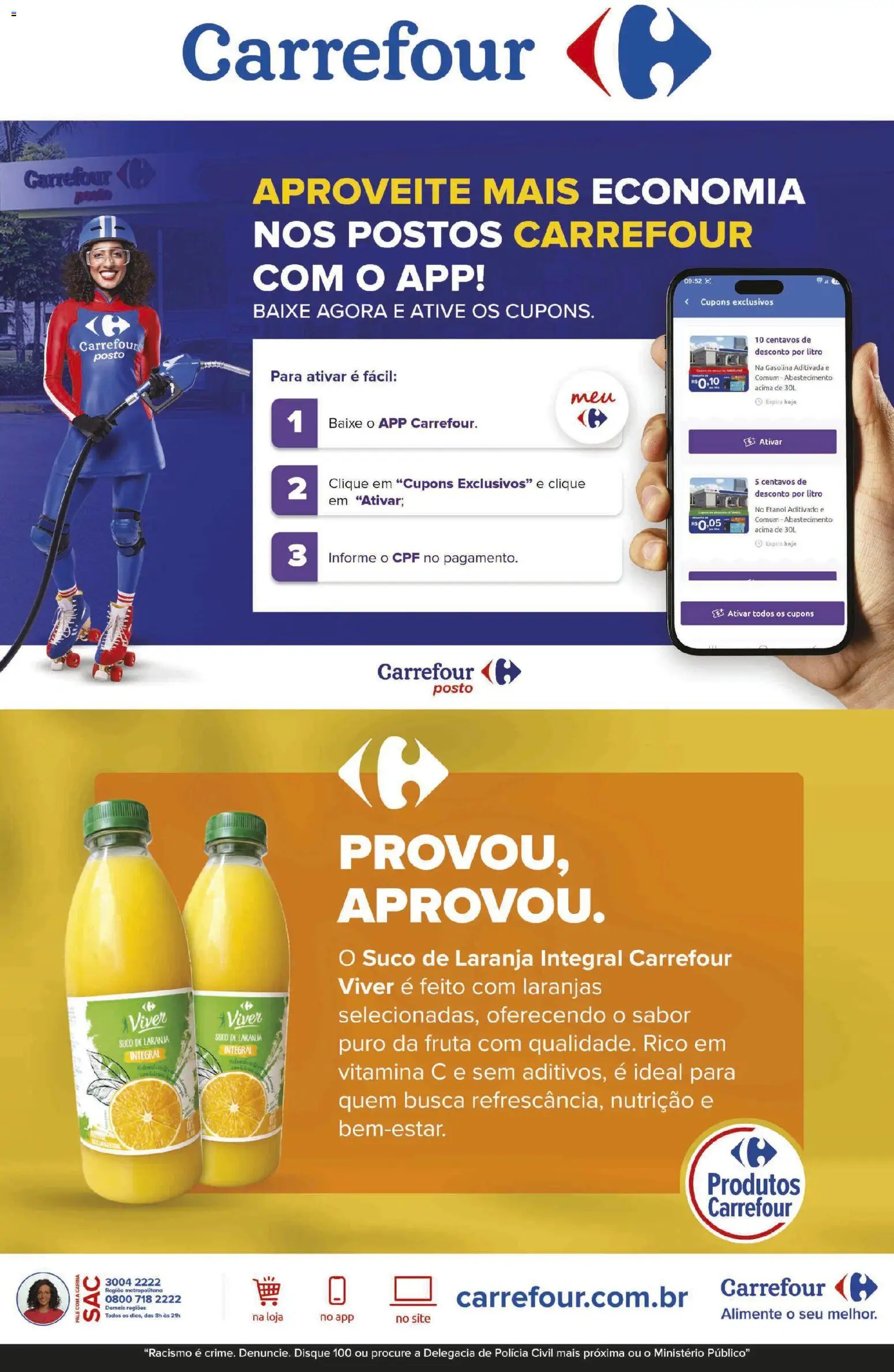 Carrefour Bairro Folheto - válido de 26.02.2026 | Página: 4 | Produtos: Suco, Laranjas, Vitamina c