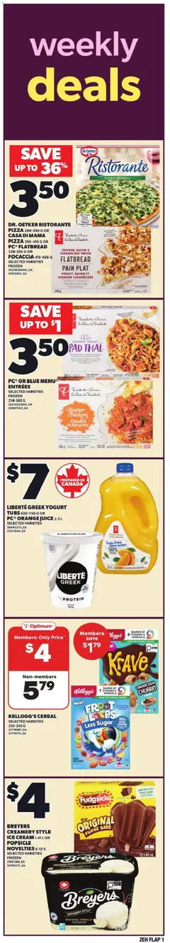 Preview of Zehrs weekly flyer / circulaire from shop Zehrs valid from 09.04.2026