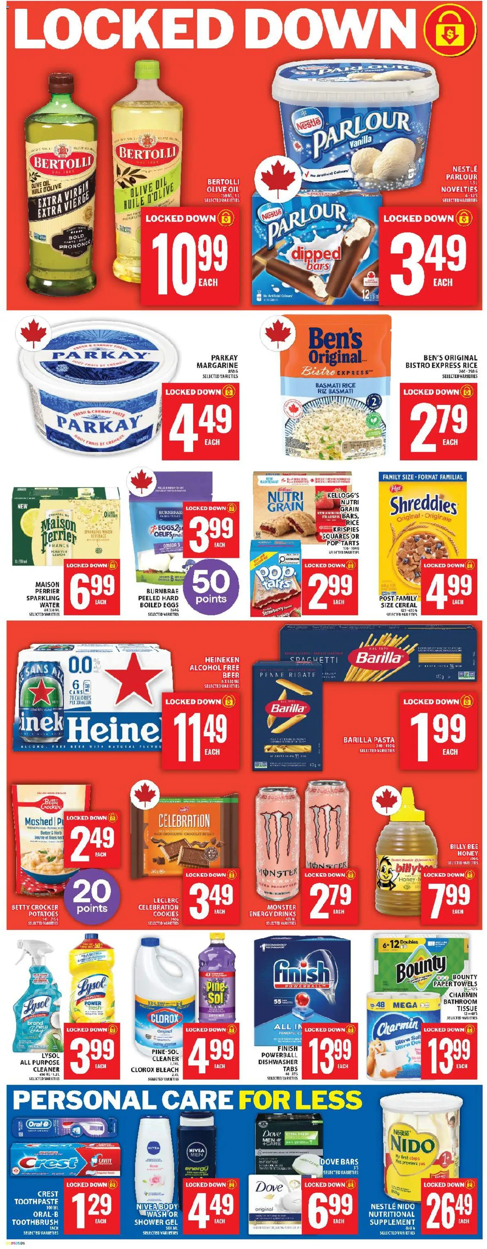 Food Basics flyer valid from 18.12.2025 | Page: 13 | Products: Rice, Cookies, Potatoes, Dishwasher