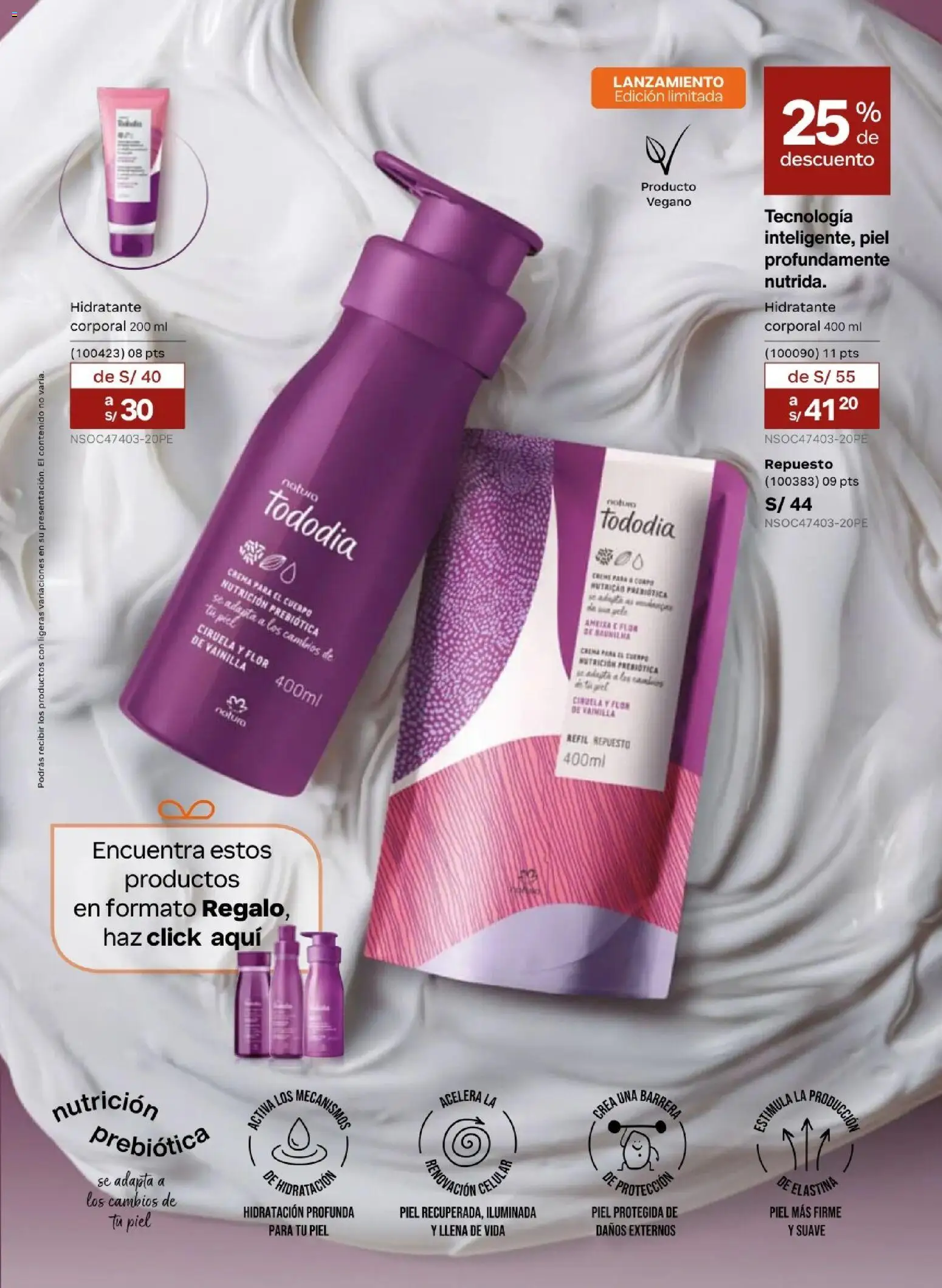 Catálogo Natura válido desde 31.03.2026 | Página: 107 | Productos: Crema para el cuerpo, Crema