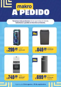 Vista previa de folleto Makro - Makro Volante A Pedido de la Makro válido desde 18.08.2025