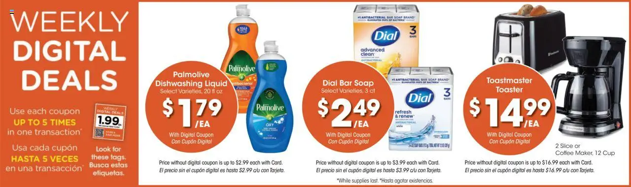 Ralphs Weekly Ad - valid from 20.08.2025 | Page: 3 | Products: Toaster, Coffee, Soap, Bar Soap