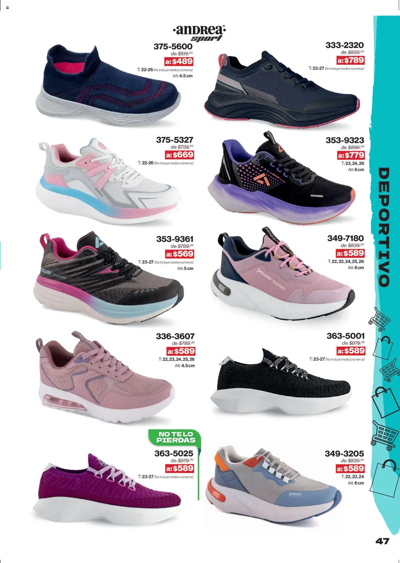 Nuevas ofertas de Andrea válidas en toda la República Mexicana desde el 10.08.2025. ¡Encuentra las mejores ofertas en Andrea - Catálogo Outlet! | Página: 47