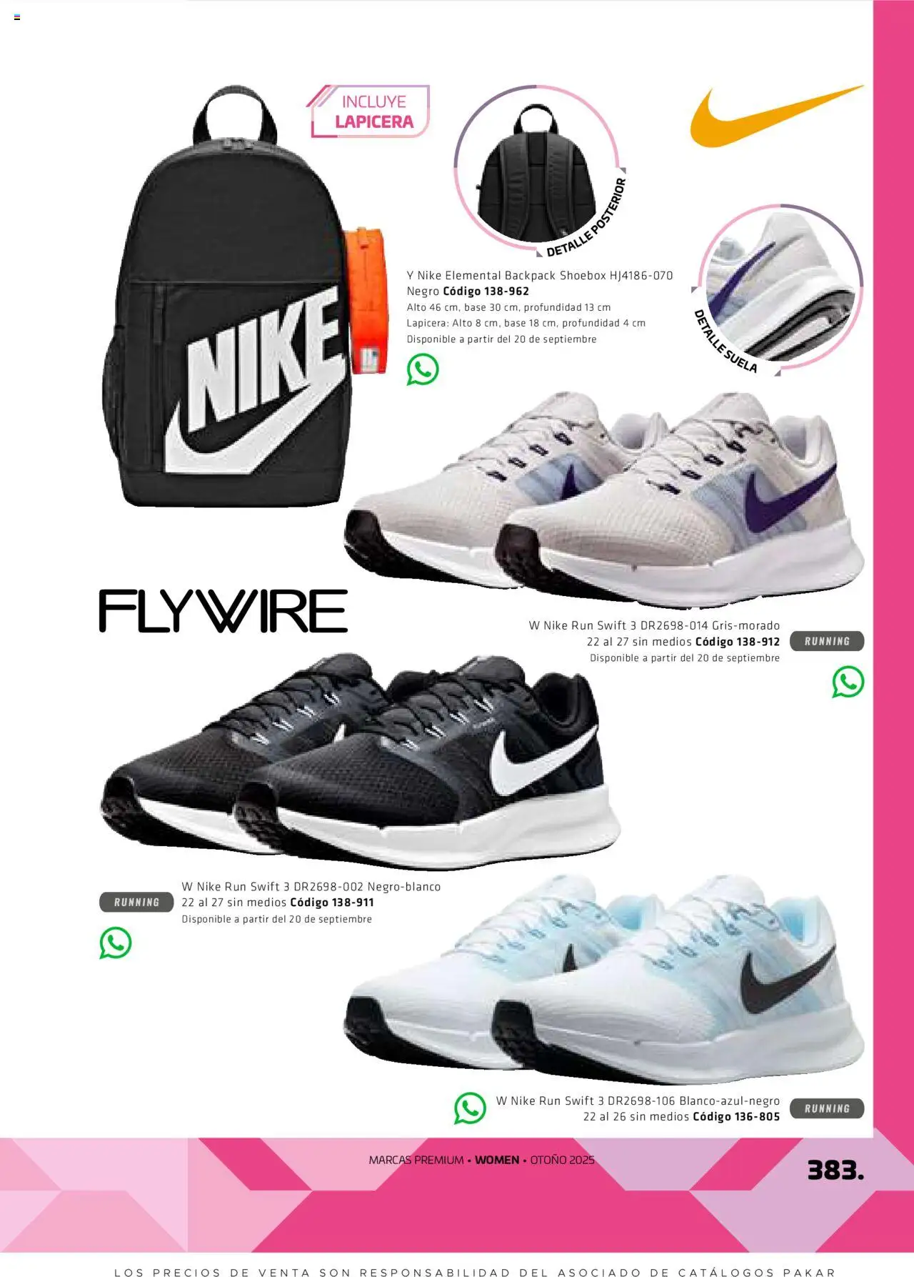 Nuevas ofertas de SC Pakar válidas en toda la República Mexicana desde el 29.08.2025. ¡Encuentra las mejores ofertas en SC Pakar - Catálogo Otoño Women! | Página: 383