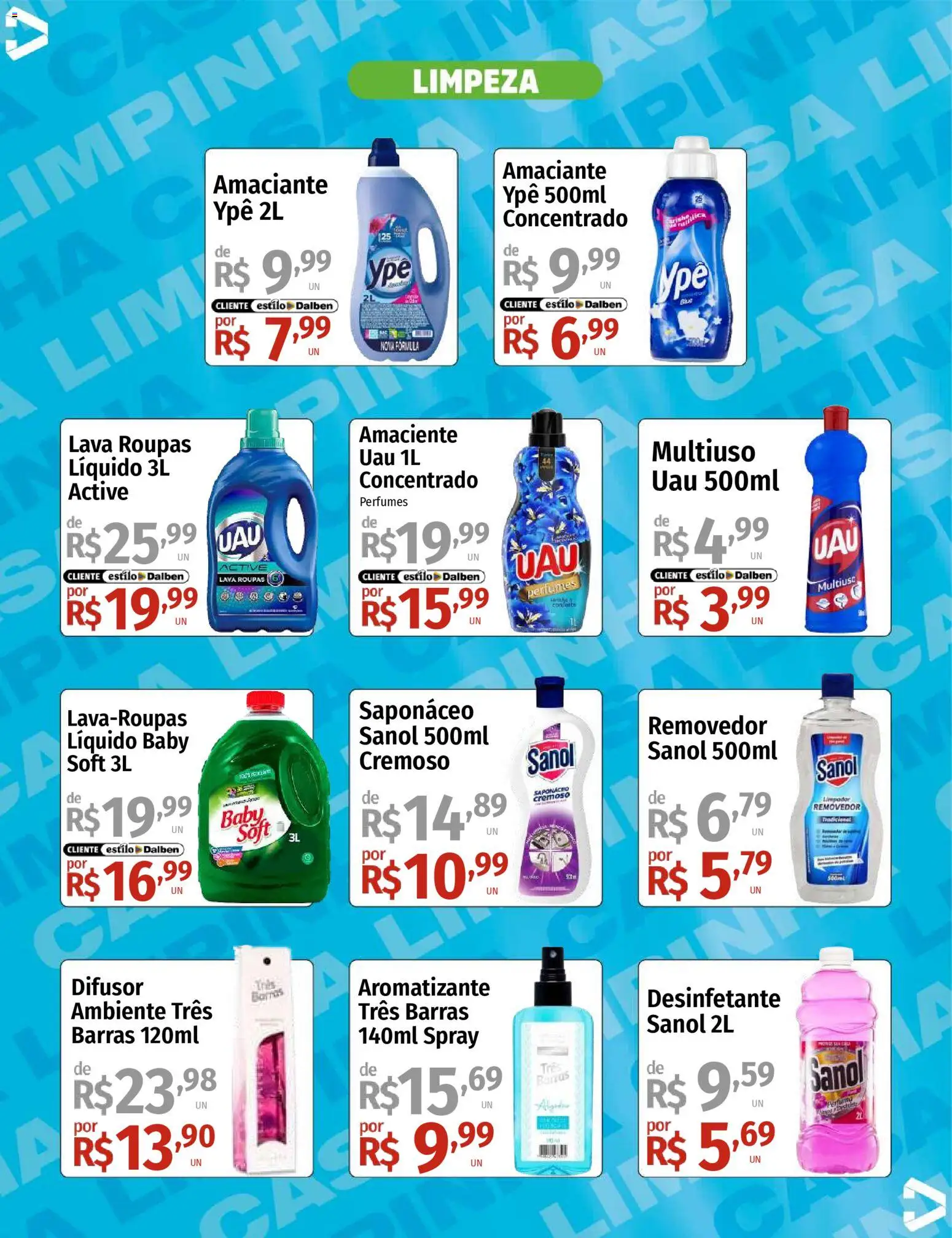 Supermercado Dalben Folheto - válido de 15.12.2025 | Página: 3 | Produtos: Difusor, Saponáceo, Amaciante, Desinfetante