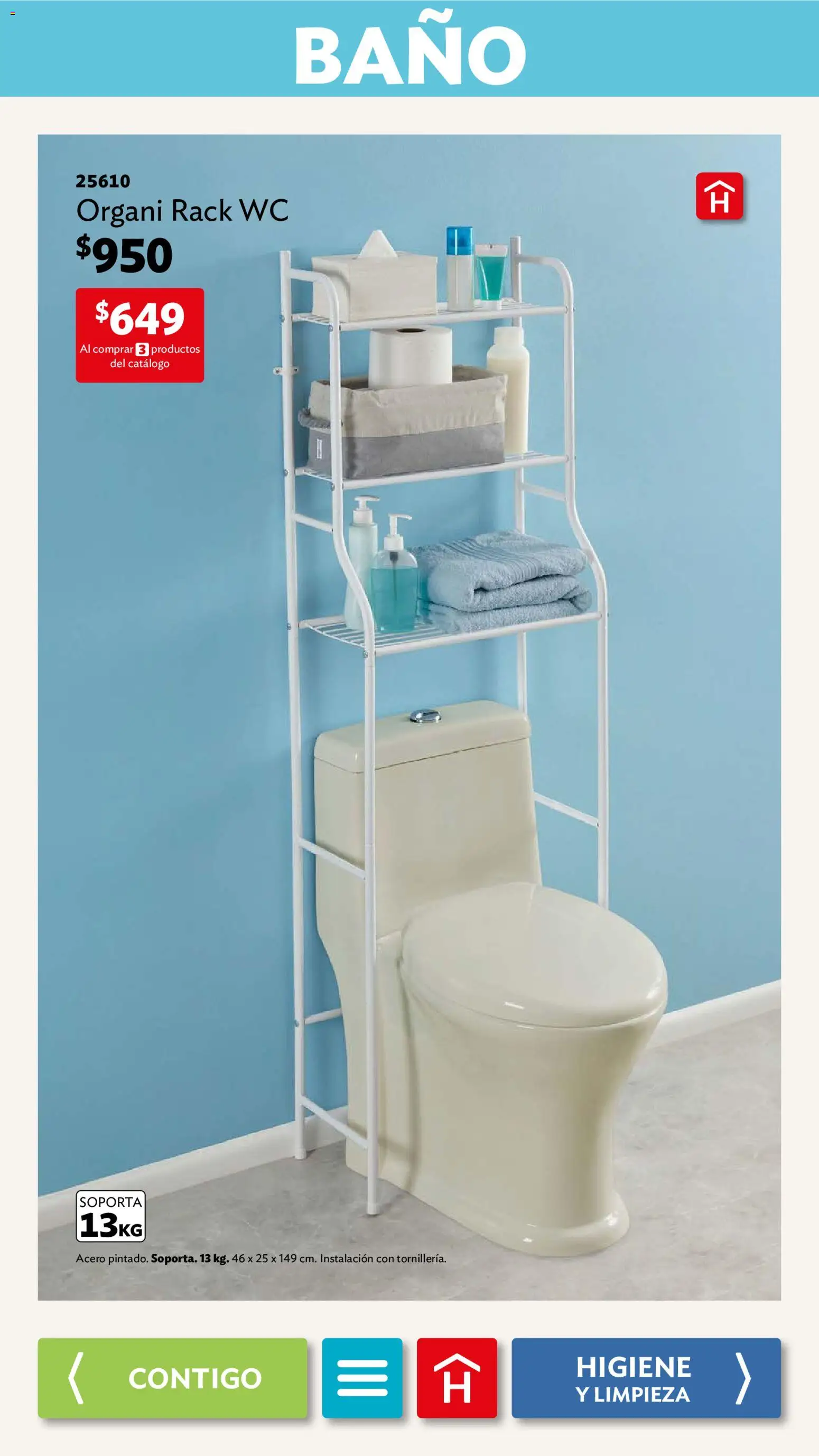 Nuevas ofertas de Betterware válidas en toda la República Mexicana desde el 02.02.2026. ¡Encuentra las mejores ofertas en Betterware campaña 2 2026! | Página: 91 | Productos: Wc, Baño