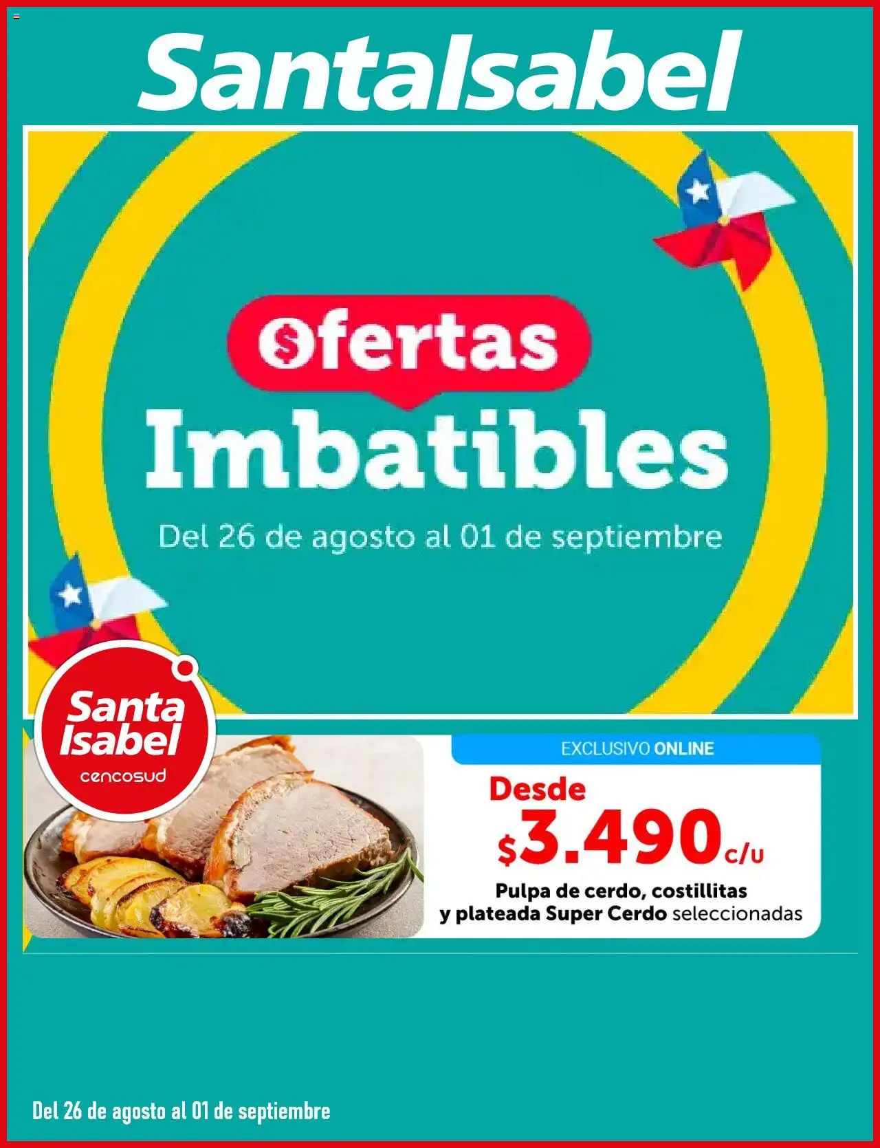 Santa Isabel ofertas  │ válido desde el 26.08.2025 | Página: 1