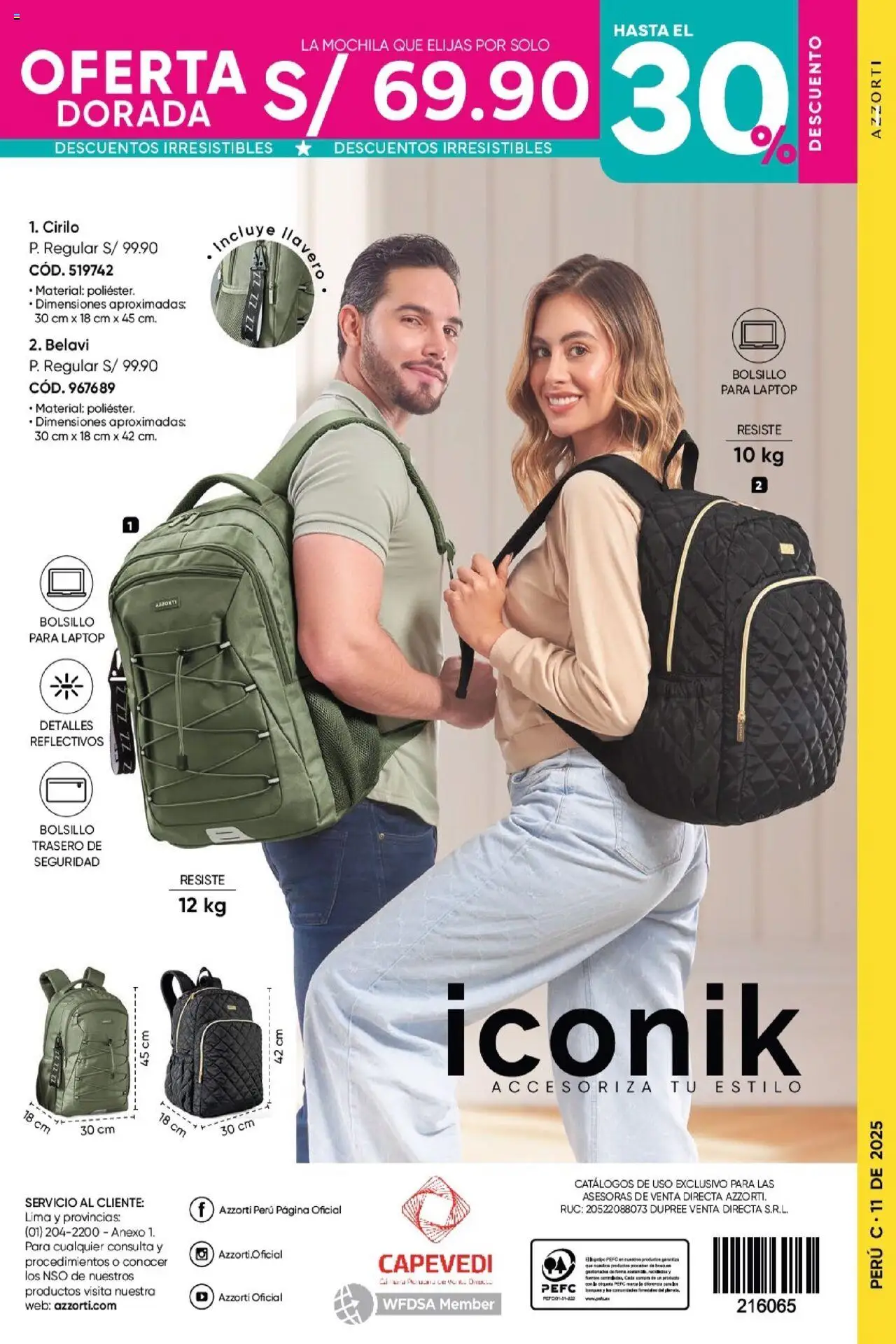 Catálogo Azzorti válido desde 17.06.2025 | Página: 258 | Productos: Mochila
