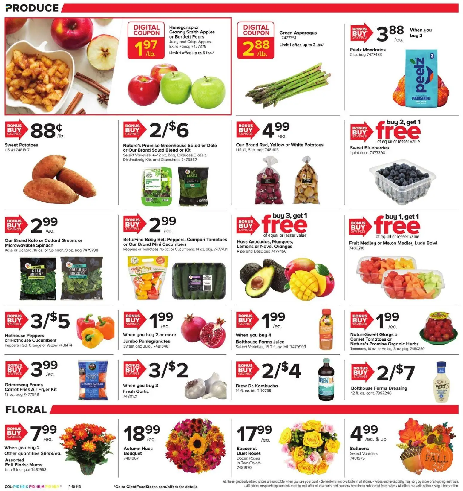 Giant Weekly Ad - valid from 14.11.2025 | Page: 8 | Products: Juice, Apples, Cucumbers, Greens
