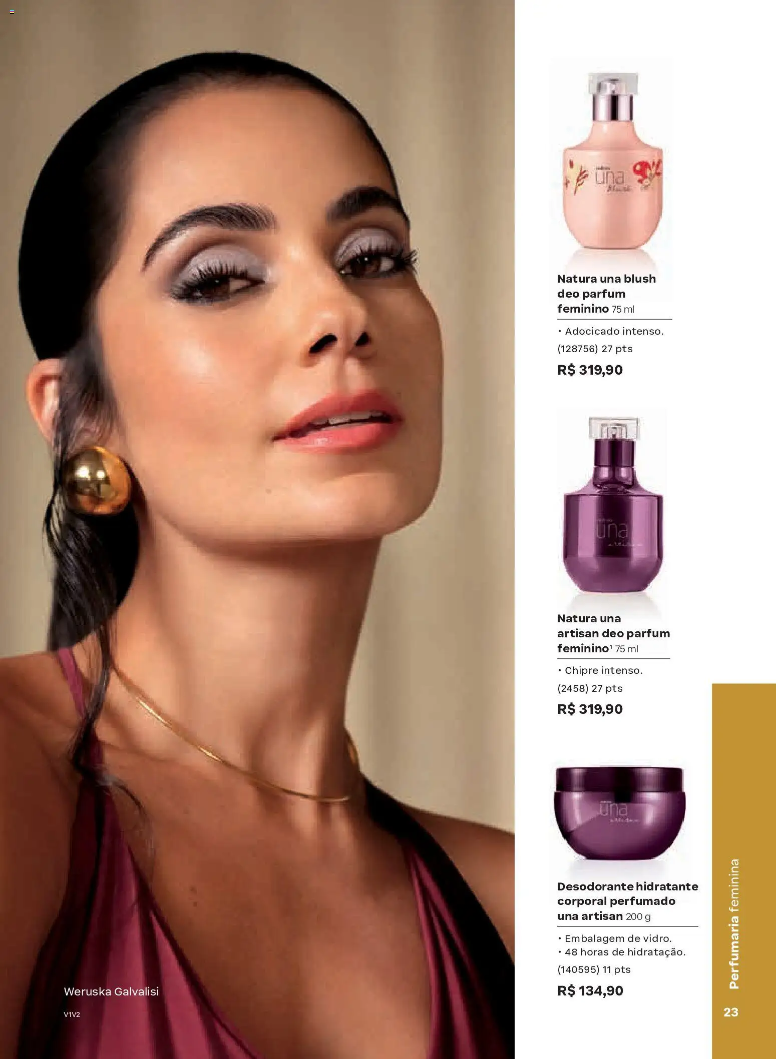 Natura Folheto - válido de 04.02.2026 | Página: 23 | Produtos: Blush, Hidratante corporal, Desodorante