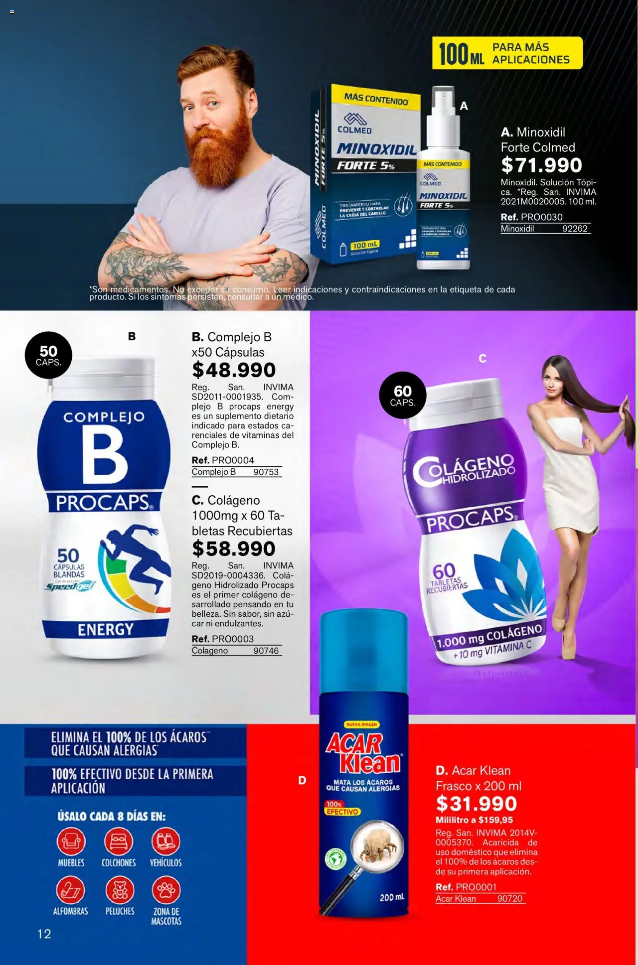 Leonisa revista - valida desde el 01.10.2025 | Página: 12 | Productos: Frasco, Suplemento dietario, Vitaminas