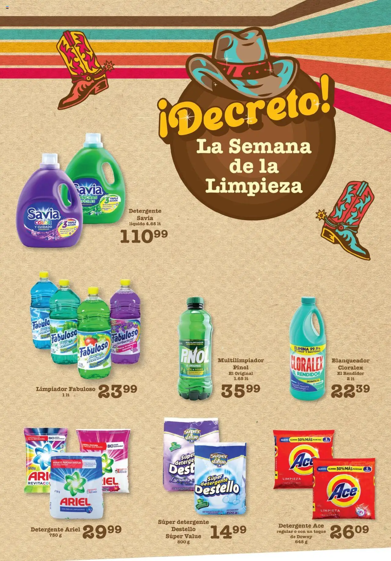 Nuevas ofertas de S-Mart válidas en toda la República Mexicana desde el 29.07.2025. ¡Encuentra las mejores ofertas en S-Mart - Folleto de Feria - Matamoros! | Página: 3 | Productos: Detergente, Limpiador, Fragancia