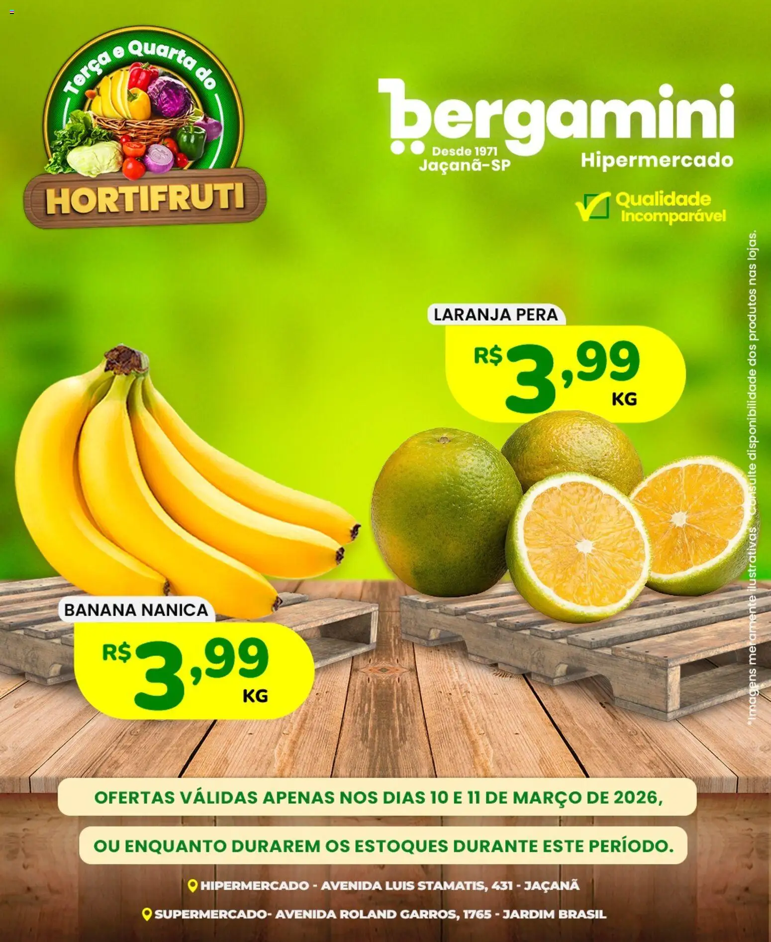 Supermercado Bergamini Folheto - válido de 10.03.2026 | Página: 2 | Produtos: Pera