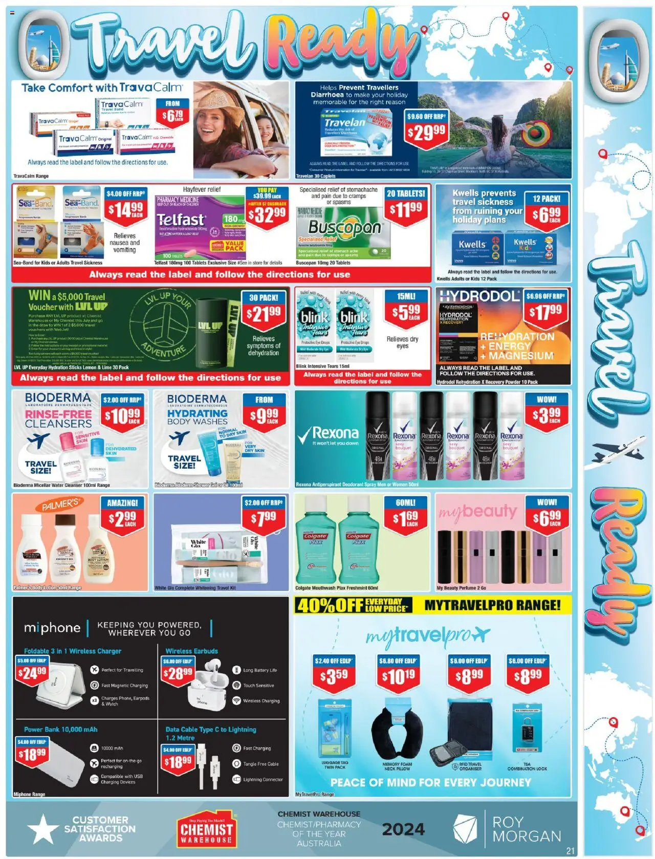 Chemist Warehouse catalogue - valid from 26.06.2025 | Page: 21 | Products: Charger, Antiperspirant, Usb, Wireless charger