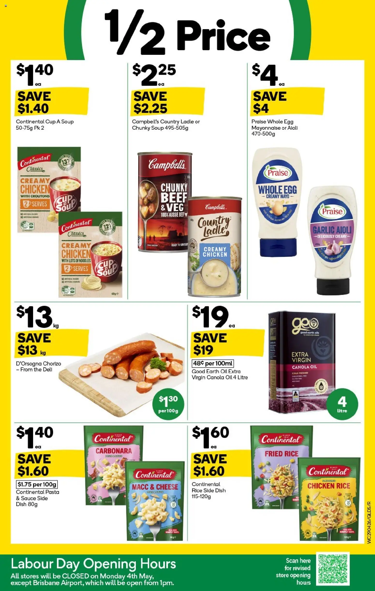 Woolworths catalogue - valid from 29.04.2026 | Page: 5 | Products: Noodles, Mayonnaise, Soup, Garlic